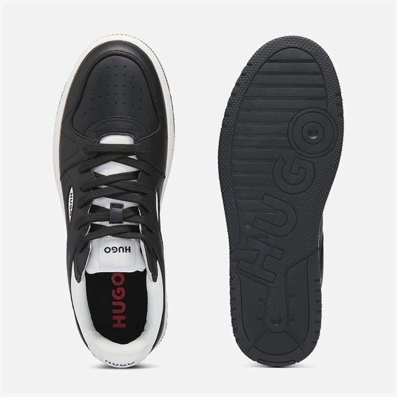 HUGO Hadrian sneakersy dla niego kolor Węgiel drzewny – zdjęcie  2