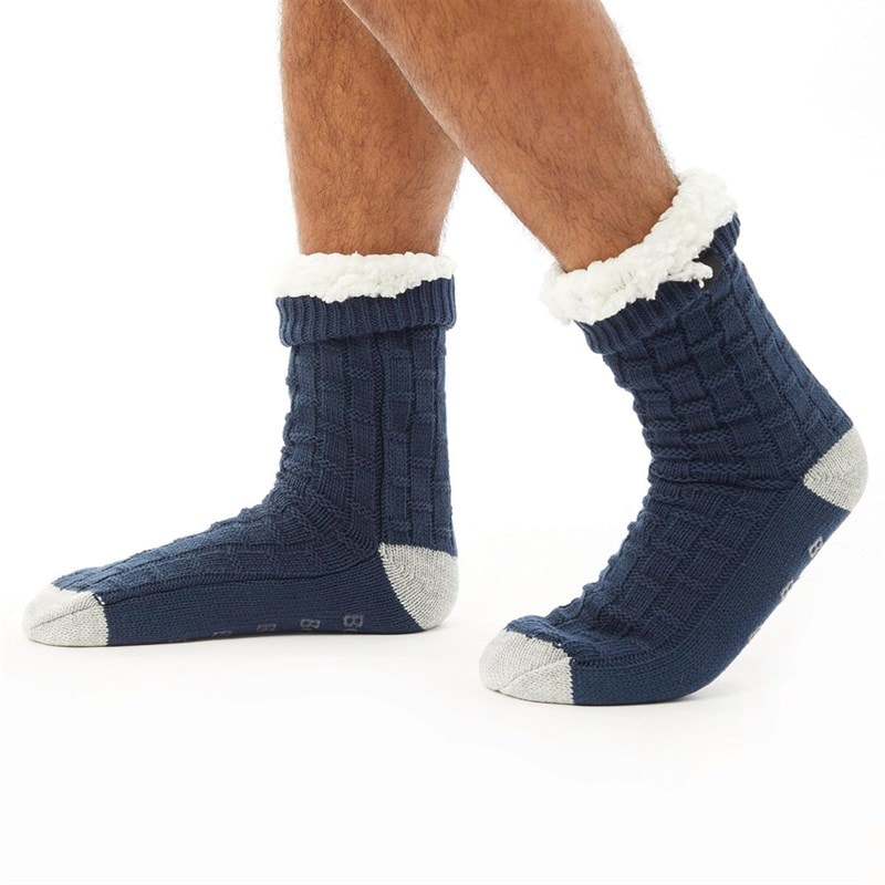 Bench Chaussons Chaussettes Brookdale Homme Bleu Marine - Image 4