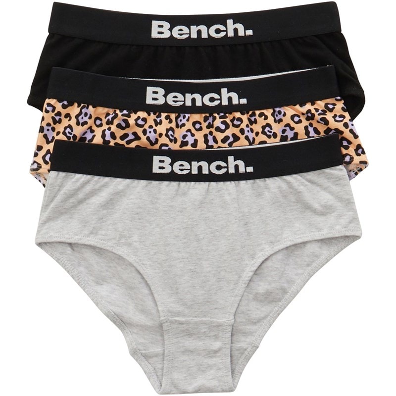 Bench Meisjes Drie Pak Mindy Slipjes Multi
