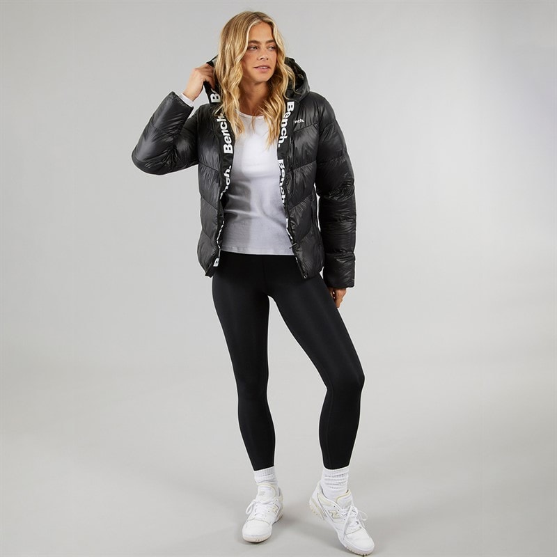 Bench Dames Phillipa Puffer Jas Zwart - Afbeelding 4
