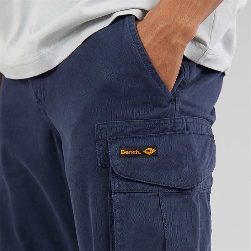 Bench Heren Noahs Cargo Shorts Navy - Afbeelding 3