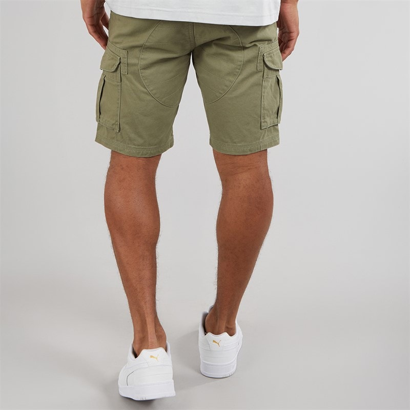 Bench Heren Noahs Cargo Shorts Light Khaki - Afbeelding 2