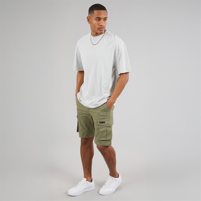 Bench Heren Noahs Cargo Shorts Light Khaki - Afbeelding 4