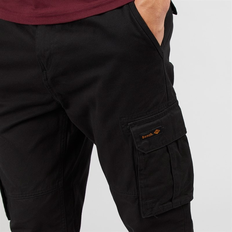 Bench Cargohose Herren Sergei Twill Schwarz - Bild 3