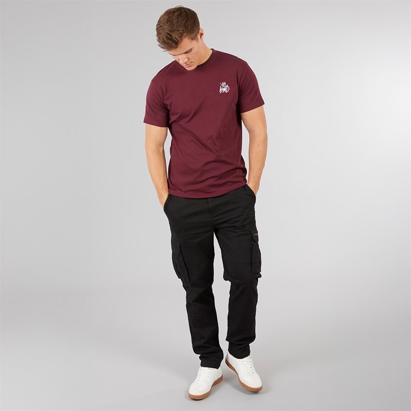 Bench Cargohose Herren Sergei Twill Schwarz - Bild 4