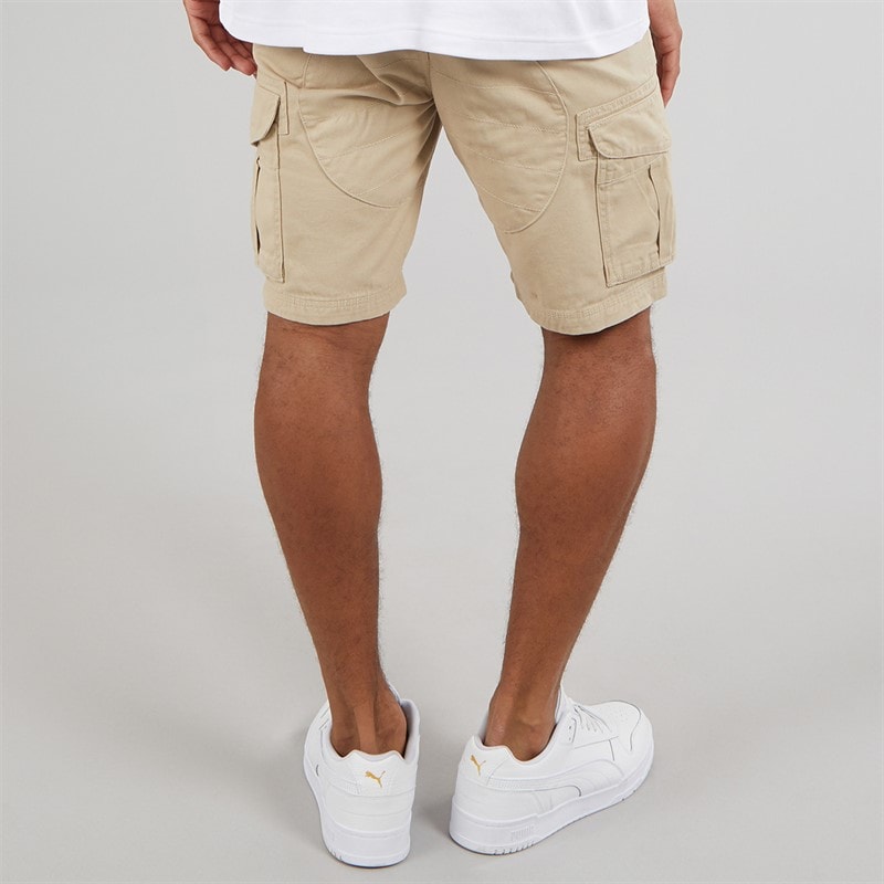 Bench Heren Noahs Cargo Shorts Stone - Afbeelding 2