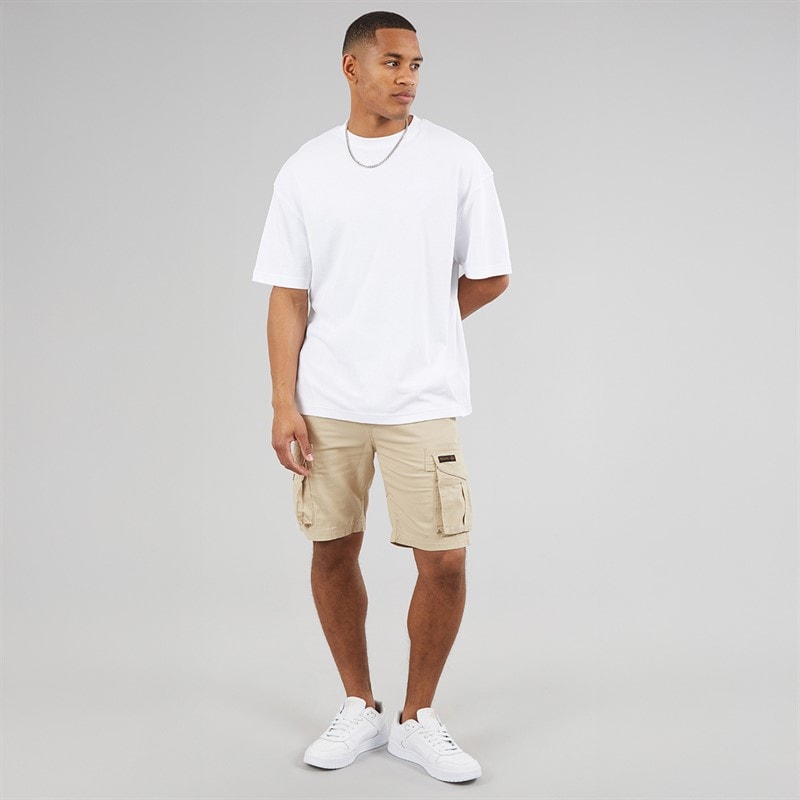 Bench Heren Noahs Cargo Shorts Stone - Afbeelding 4