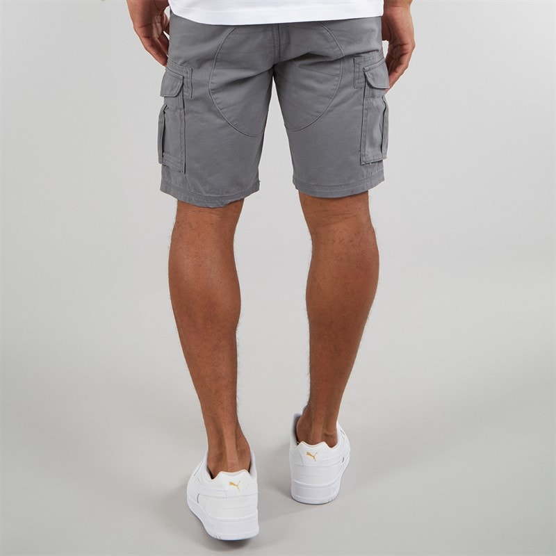 Bench Heren Noahs Cargo Shorts Steel Grey - Afbeelding 2