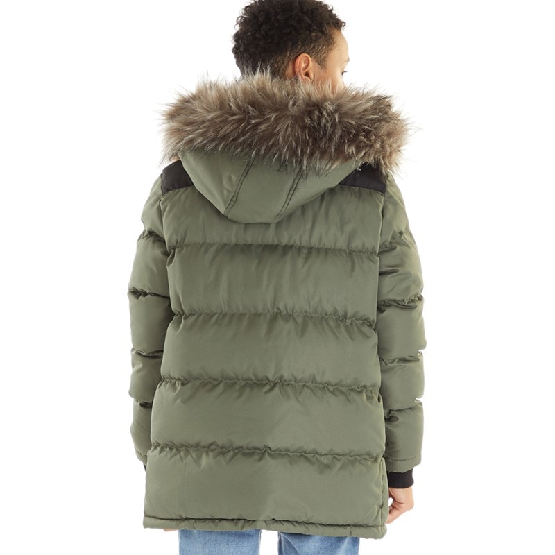 Bench Axels kurtka parka pikowana dla chłopca kolor khaki – zdjęcie  2