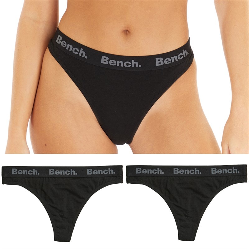 Bench Damen Dan Drei-Pack Tangas Schwarz