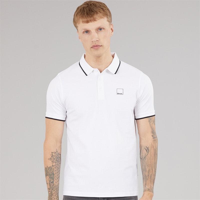 Bench Heren Mata Poloshirt Wit