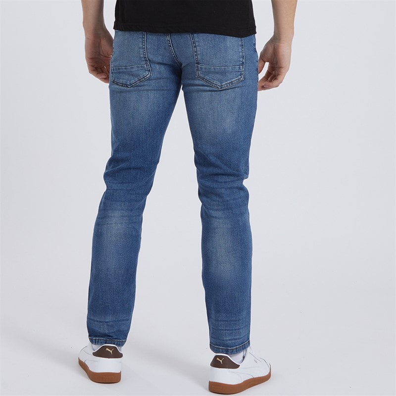 Bench Heren Relaxed Tapered Jeans Helderblauw - Afbeelding 2