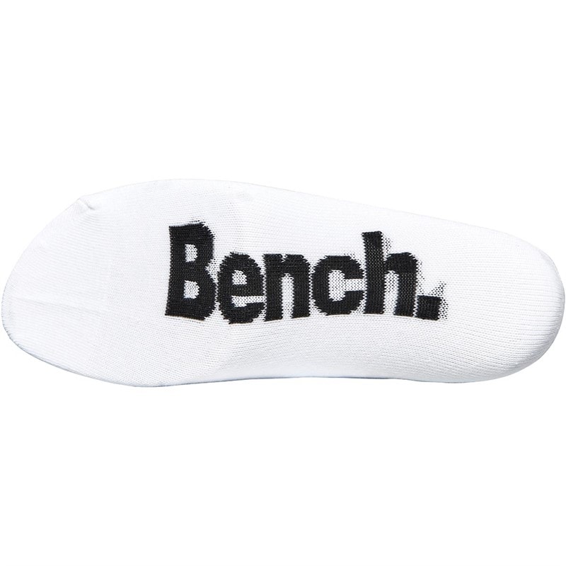 Bench Damen Socken mit Perlen Fünf Paar Trainer Liner Weiß - Bild 2