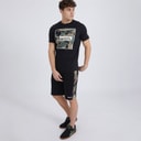 Bench Set met T-shirt en shorts Sanlo Heren Zwart