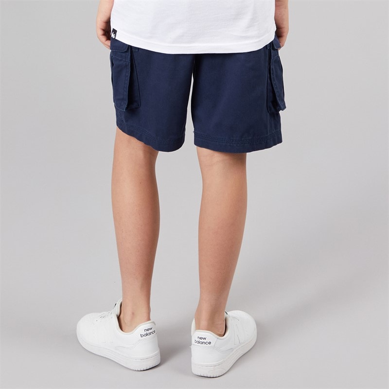 Bench Jongens Noahs Twill Cargo Shorts Marineblauw - Afbeelding 2