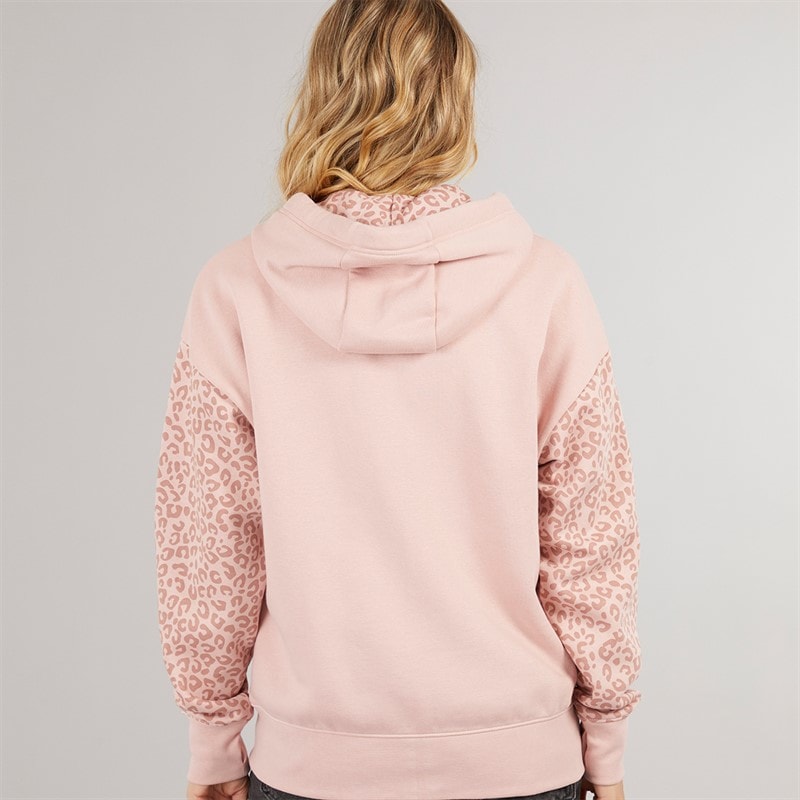 Bench Sweat à Capuche zippé Liney Femme Rose Poussière Clair - Image 2