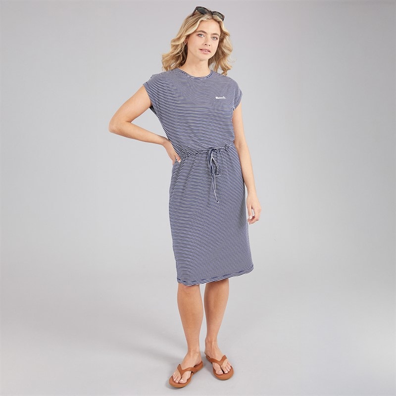 Bench Robe de plage Zaina Femme rayée Marine/blanc - Image 4