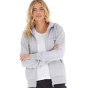 Bench Sweat à Capuche zippé Darcine Gris Chiné femme