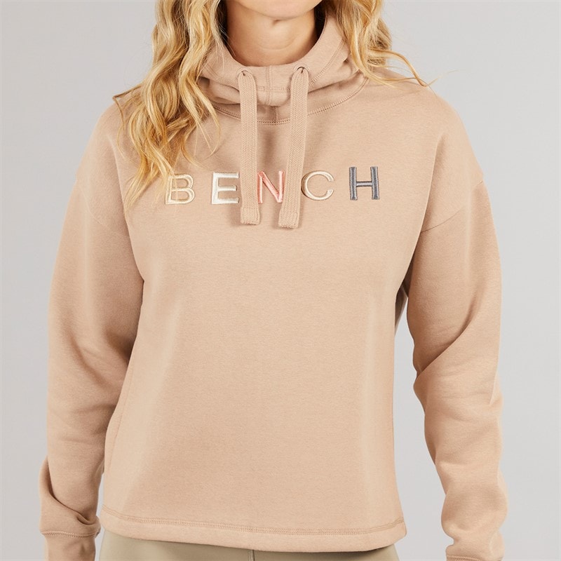Bench Dames Ioni Hoodie Taupe - Afbeelding 3