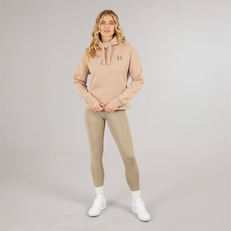 Bench Dames Ioni Hoodie Taupe - Afbeelding 4