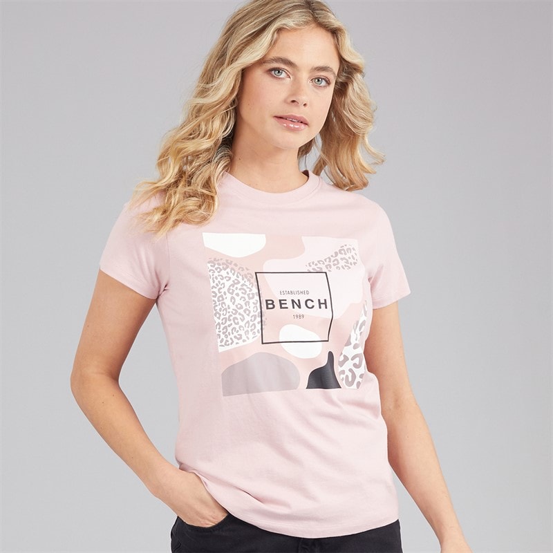 Bench T-shirt Dames Tuiren Licht Stofrose