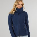 Bench Dames Funnel Microfleece Track Top Navy
