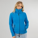 Bench Dames Microfleece Trainingsjack Helderblauw