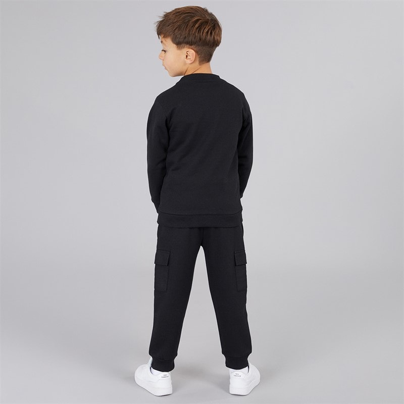 Bench Set met Sweatshirt en Joggingbroek Jongens Zwart - Afbeelding 2