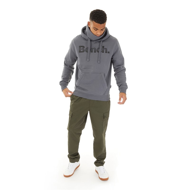 Bench Hoodie Heren Woosh Staalgrijs - Afbeelding 4