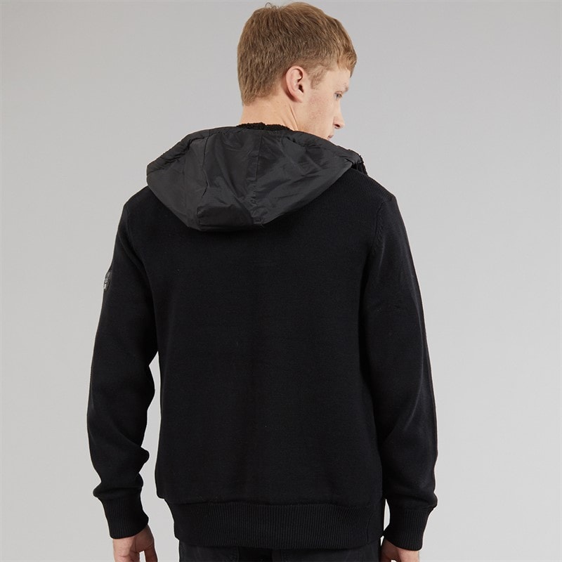 Bench Sweat à Capuche en tricot Minski Homme Noir - Image 2