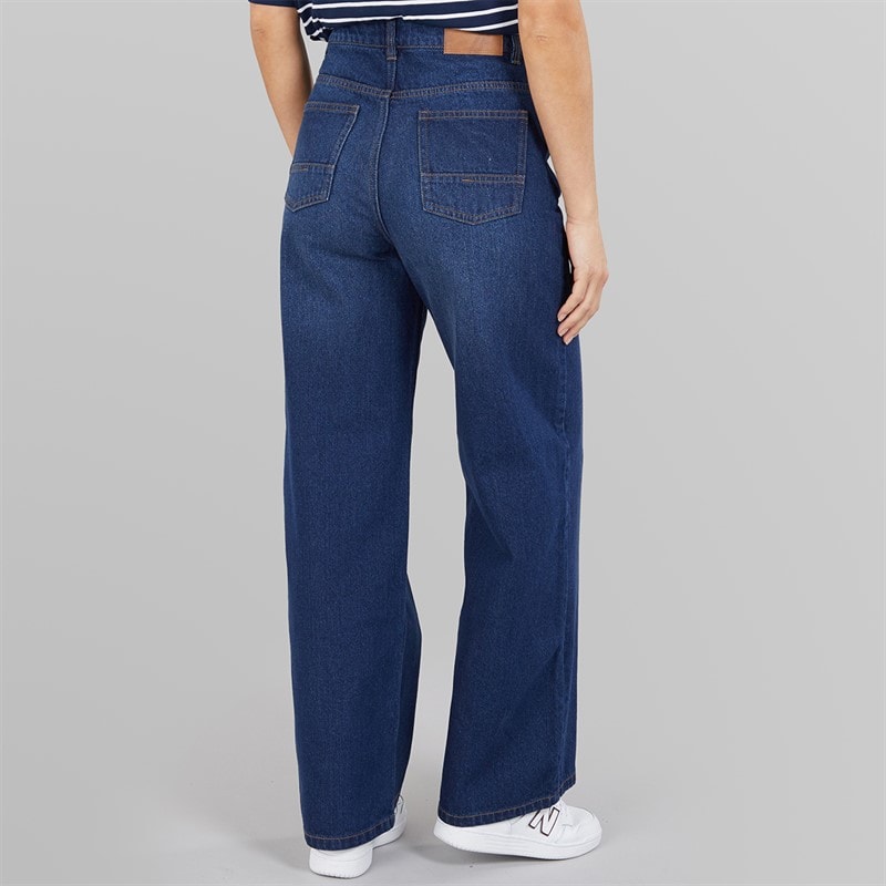 Bench Dames Maxina Wide Leg Jeans Donkerblauw - Afbeelding 2