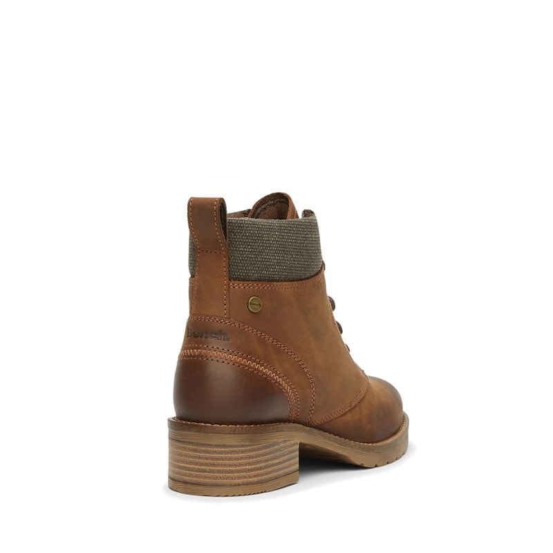 Bench Bottines à Lacets Femme en marron - Image 3