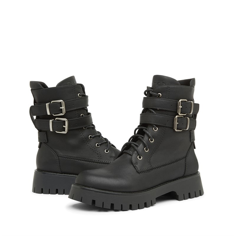 Bench Bottines motardes à boucle Tatton Femme Noir - Image 5