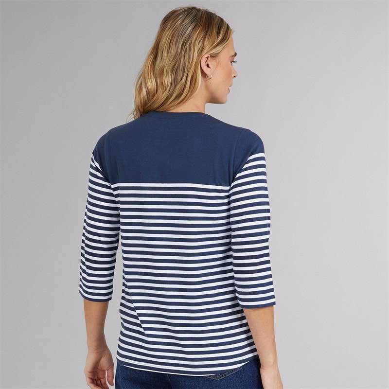 Bench T-shirt Arian Navy dames - Afbeelding 2