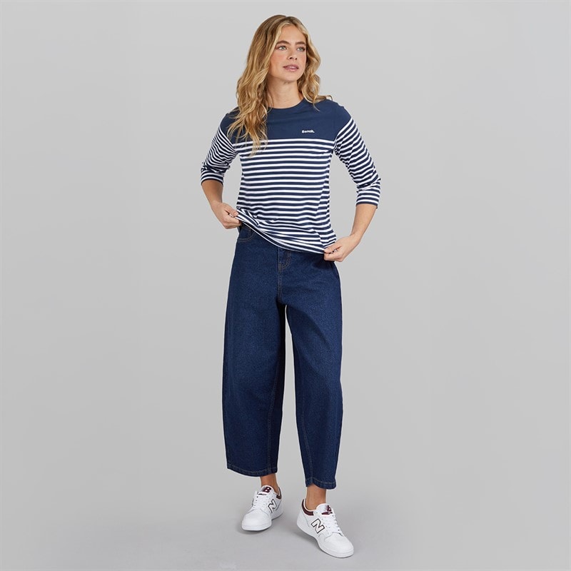 Bench T-shirt Arian Navy dames - Afbeelding 4
