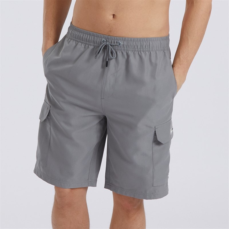 Bench Herren Shallis Cargo Badehose Stahlgrau