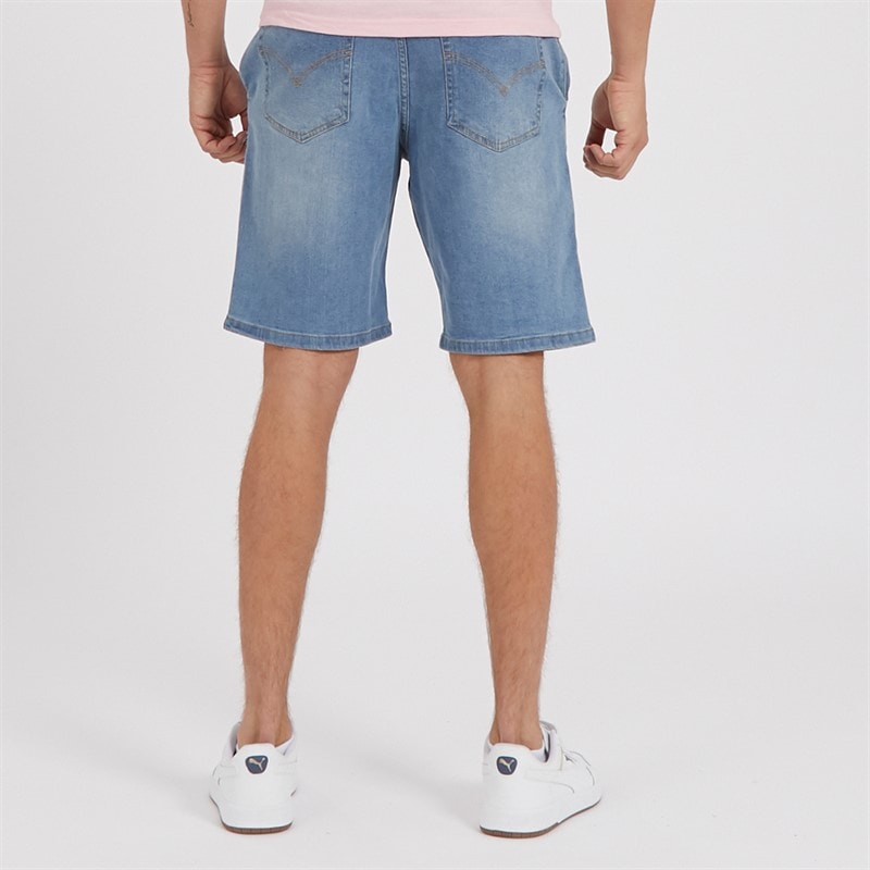 Bench Heren Javid Denim shorts Blauw - Afbeelding 2