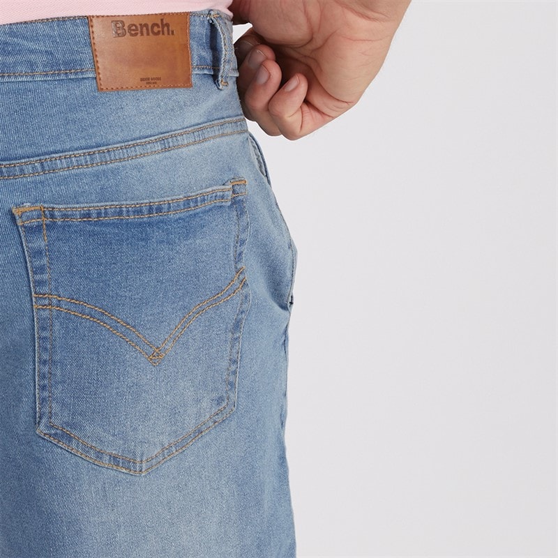 Bench Heren Javid Denim shorts Blauw - Afbeelding 3
