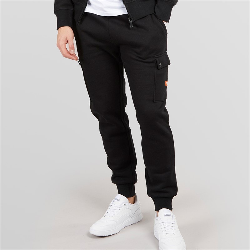 Bench Heren Aplev Cargo Joggingbroek Zwart