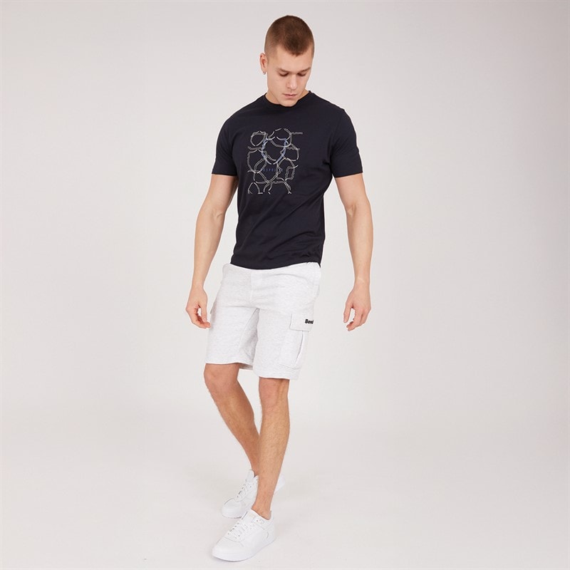 Bench Shorts Tollson Gris Chiné homme - Image 4