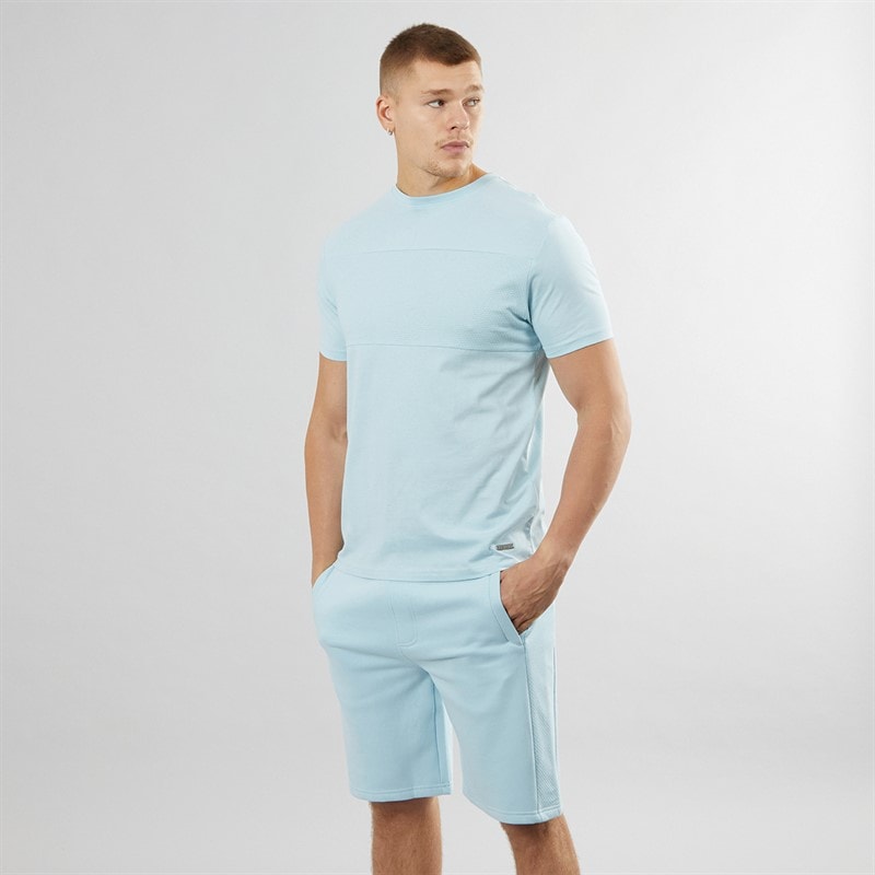 Bench T-shirt en shorts set Heren Beslo IJs