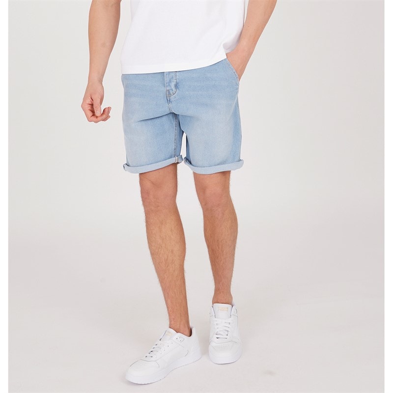 Bench Jeans Denim Shorts Lichtgewassen Heren