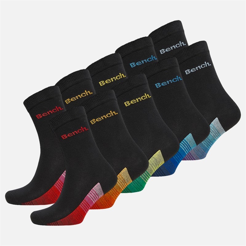 Bench Jongens Sokken 10-pack Zwart/Multi - Afbeelding 1