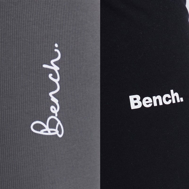 Bench Damen Tamna Leggings 2er-Pack Schwarz/Anthrazit - Bild 3