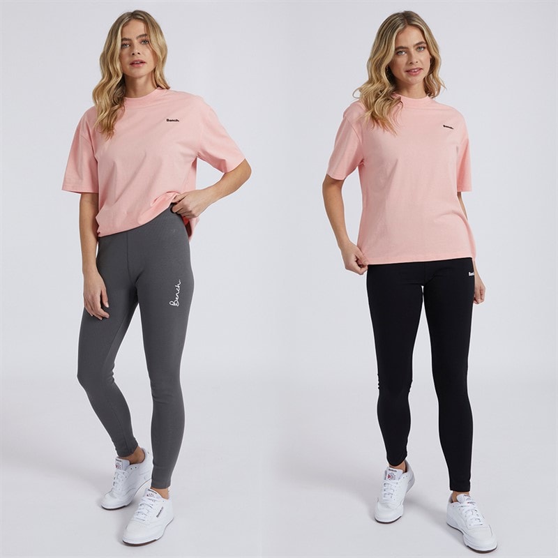 Bench Damen Tamna Leggings 2er-Pack Schwarz/Anthrazit - Bild 4