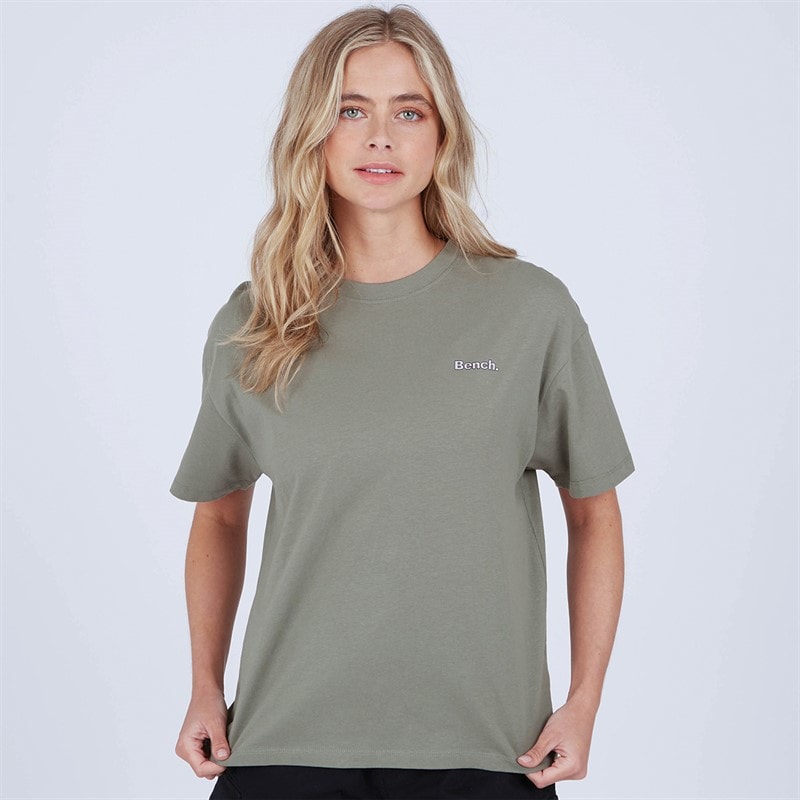 Bench Dames Oona T-shirt Khaki Ash - Afbeelding 2