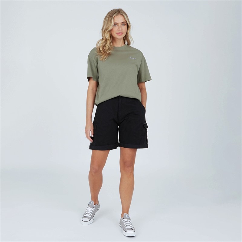 Bench Dames Oona T-shirt Khaki Ash - Afbeelding 3
