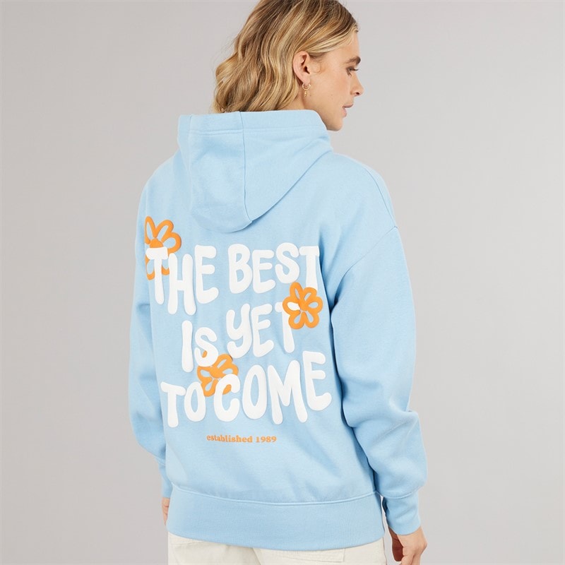 Bench Hoodie Italia Dames Helderblauw - Afbeelding 3