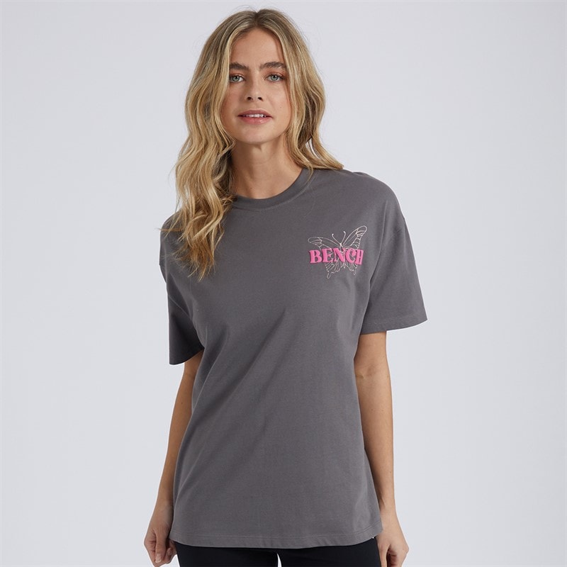 Bench Dames Kemi T-shirt Antraciet - Afbeelding 2