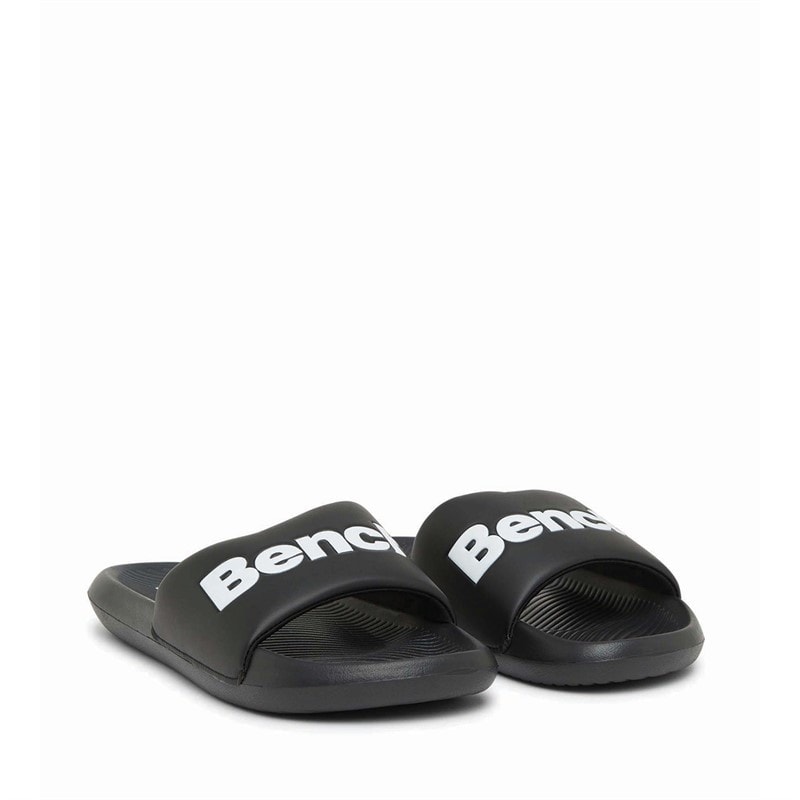 Bench Slippers Heren Cruise Zwart/Zwart/Wit - Afbeelding 1